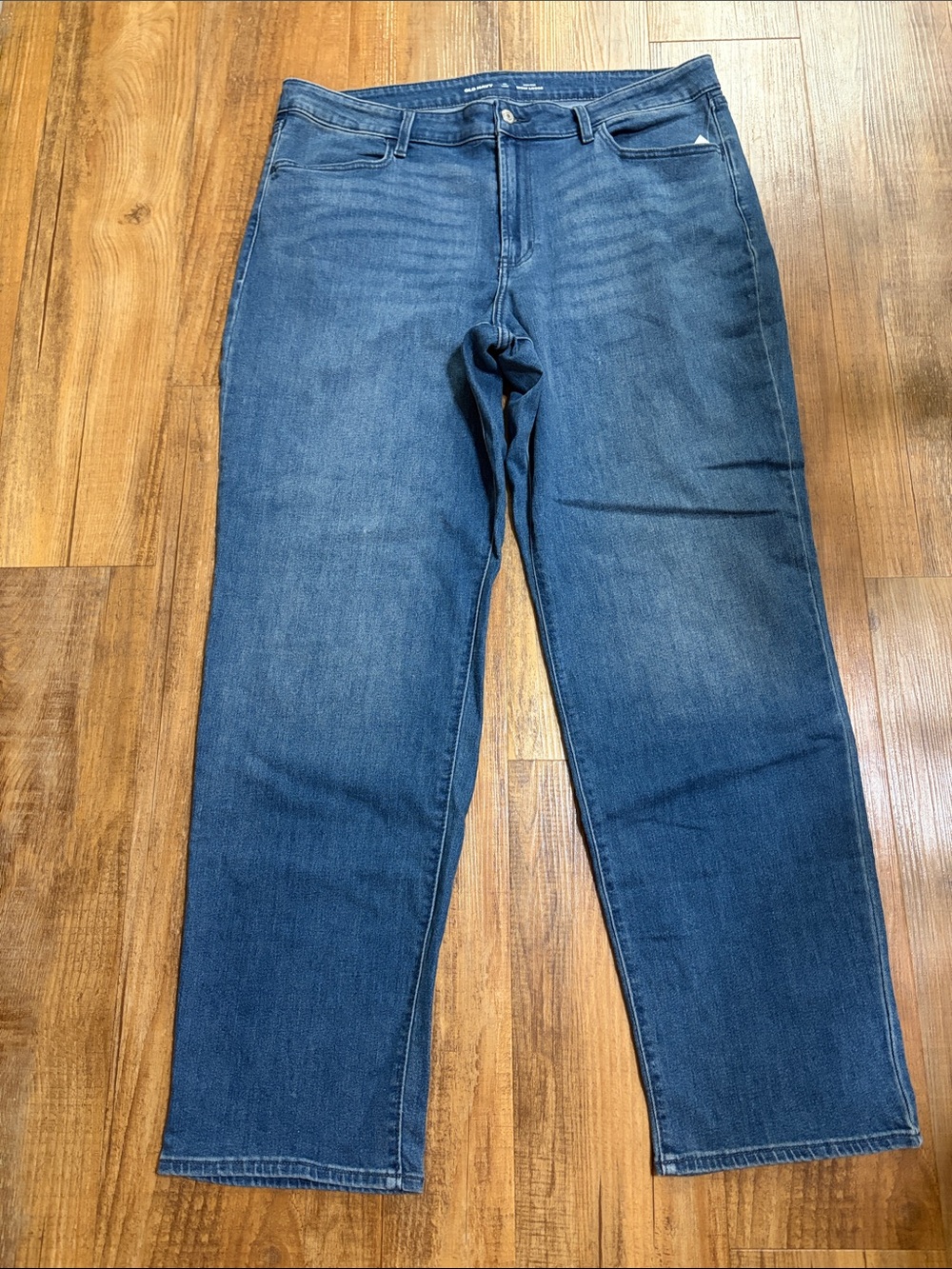 Old navy high rise wow loose blue jeans size 18 long